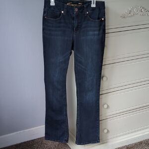 Seven7 Blue Straight Leg Jeans Classic Style